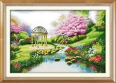 Artstudioclub®  borduurpakketten volwassenen 72×51cm  tuin