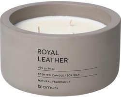 Blomus FRAGA geurkaars Royal Leather (400 gram)