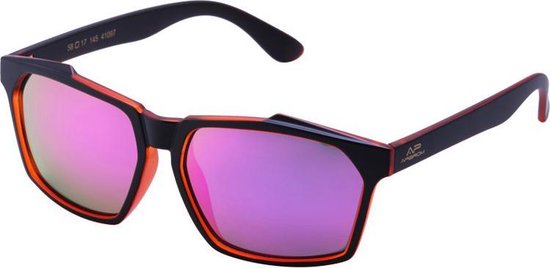 Nihai Rio Grande HD 1.1mm 7 Layers Polarized Lens - TR-90 Zwart Orange Ultra-Light frame - Anti-Reflect coating - Ultra Light Purple True Revo Coating - UV400