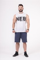 Bodybuilding Tanktop Heren Wit - Nebbia 144