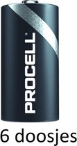 6x Procell Alkaline C/LR14 10 pack -
