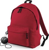 Original Fashion Backpack/Rugzak BagBase - 18 Liter Classic Red