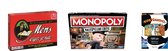 Speelset 3 spellen Mens Erger Je Niet!, Monopoly Valsspelers en Koehandel -  Bord/Gezelschapsspel