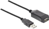 Actieve USB naar USB verlengkabel - USB2.0 - tot 0,5A - 10 meter