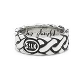 SILK Jewellery - Zilveren Ring - Fox - 160.21 - Maat 21