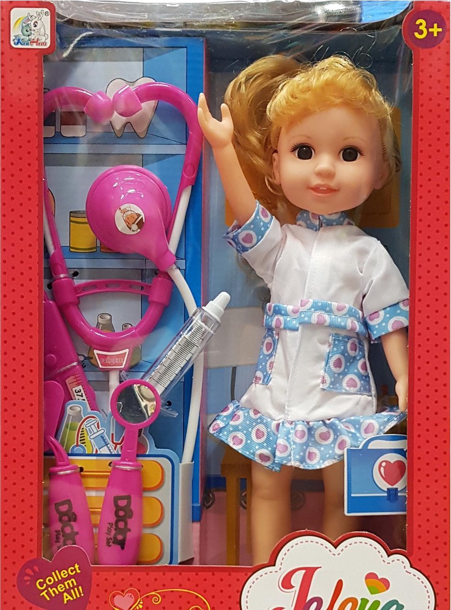 Dokters pop | 35cm | inclusief accessoires
