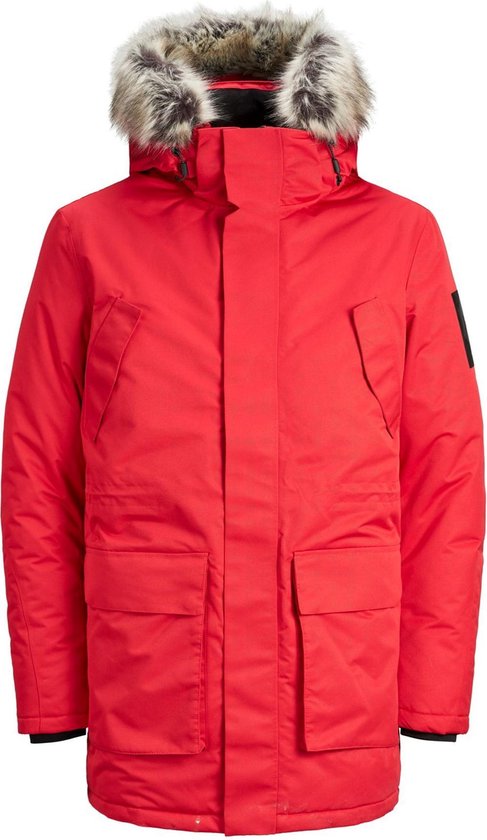 Jack & Jones Meyland Parka Jacket - Taille L - Homme - rouge | bol.com