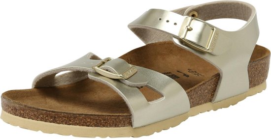 Birkenstock - Meisjes Sandalen Rio Kids Electric Metallic Gold (narrow) -  Goud - Maat 25 | bol.com