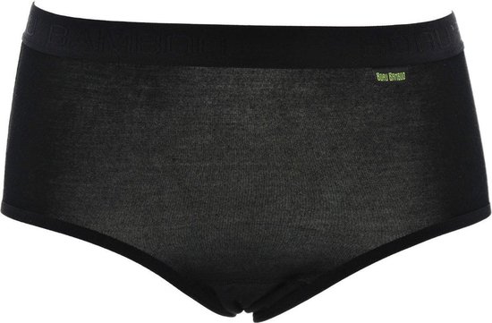 Boru Bamboo - Underwear Ladies - Slip de hanche femme - Noir - Taille XL