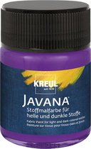 Peinture textile Javana violet 50ml - Pour les textiles de couleur claire et foncée