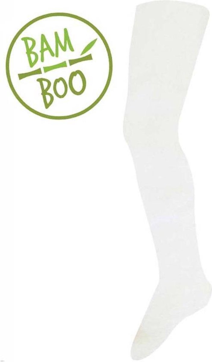 BAMBOO maillot, 2 paar WHITE 98/104 - iN ControL