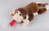 Speenknuffel - Aap - Knuffeldier - Met Klittenband - Kraamcadeau - Pluche