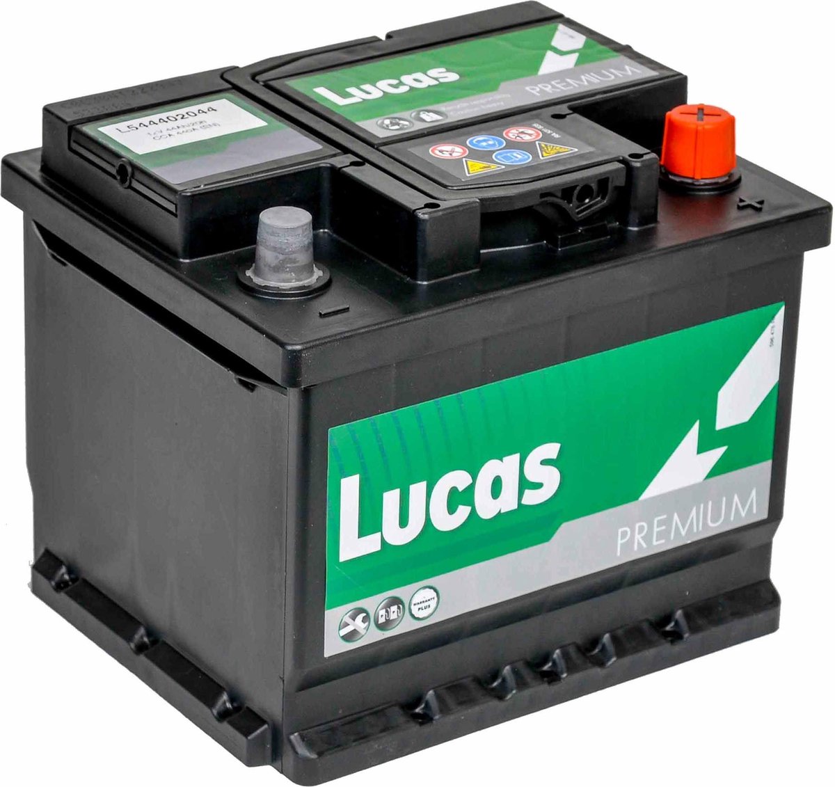 Lucas Premium Auto Accu | 12V 44AH 440 CCA | + Pool Rechts / - Pool Links  |... | bol.com