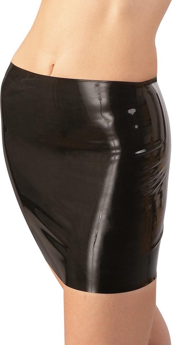 LateX – Latex Rok Korte Variant met Strakke Pasvorm voor Geile Uitstraling Maat S - Zwart