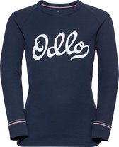 Odlo Thermoshirt - Maat 164 --CONVERTJongens en meisjesKinderen - donkerblauw/wit