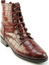Gabor Dames Veterboots 745 - Cognac - Maat 37