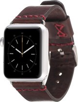 Bomonti Leather Leren bandje - Apple Watch Series 1/2/3 (42mm) - Rood