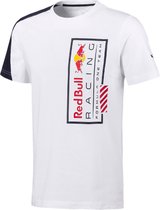 PUMA Red Bull Racing Logo Tee+ Heren Sportshirt - Puma White - Maat S