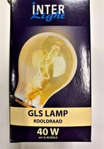 Interlight Kooldraadlamp 40w E27 Gold