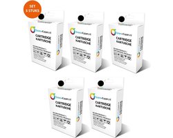 HP L0S70AE - Inktcartridge Zwart 5-pack - Huismerk Compatible - Geschikt voor HP OfficeJet Pro 7720 HP OfficeJet Pro 7730 HP OfficeJet Pro 7740 WF HP OfficeJet Pro 8210 HP OfficeJet Pro 8710 HP OfficeJet Pro 8714 HP OfficeJet Pro 8715