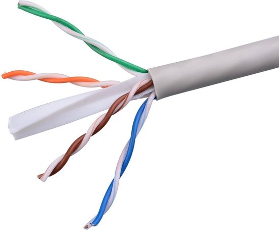 Cat 6 UTP 10 Gbps Netwerkkabel / Internet Kabel / LAN kabel / UTP kabel 4pr  23 AWG... | bol.com