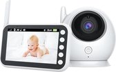 Babyfoon Premium - met camera - temperatuur - beweegbaar - 4,3 inch scherm