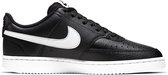 Nike - Wmns Court Vision Low - Damessneakers Zwart - 37,5 - Zwart