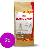 Royal Canin Labrador Retriever Puppy - Hondenvoer - 2 x 12+2 kg Bonusbag