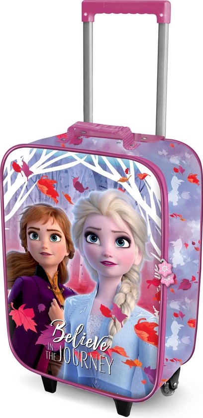 Frozen 3D meisjes trolley reiskoffertjes 50 cm Believe | bol.com