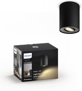 Philips Hue Pillar opbouwspot - White Ambiance - 1-lichts - zwart
