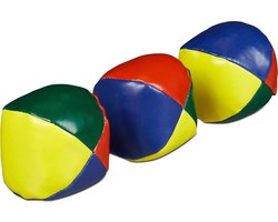 jongleerballen - set van 3 - Ø 6 cm - zacht - beginners - professioneel