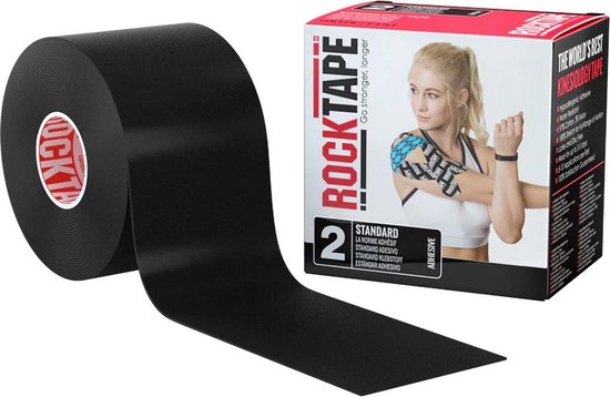 RockTape - (5cm x 5m) - Zwart