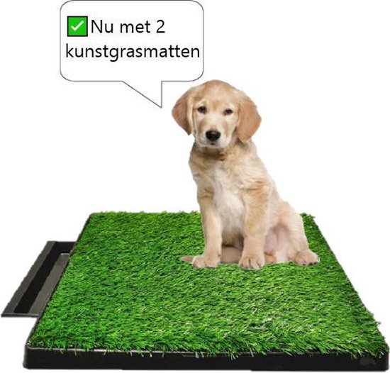 Herbruikbaar hondentoilet met kunstgrasmat – Balkon & tuin