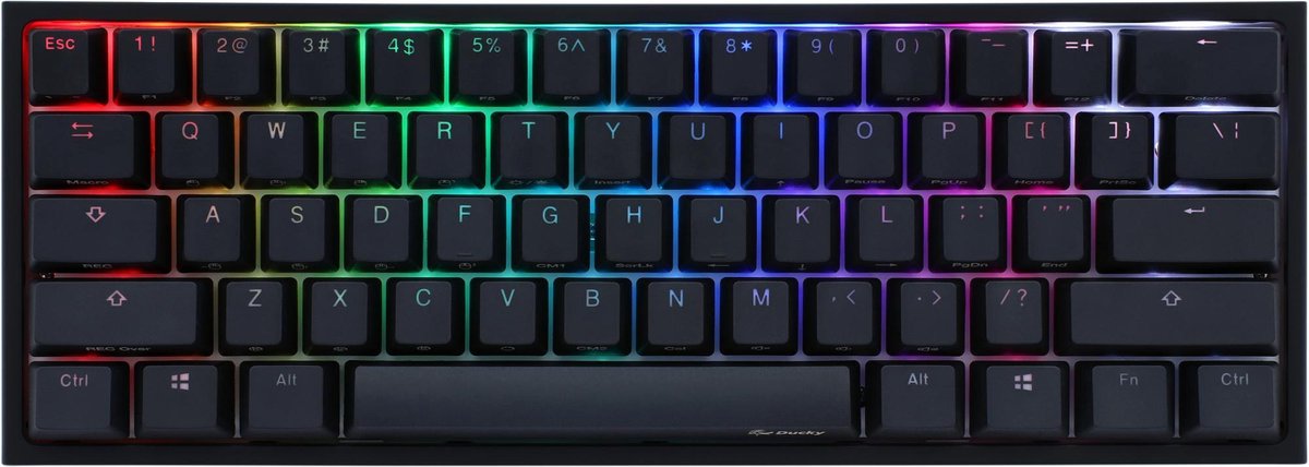 Ducky One 2 Mini - RGB Mechanisch Toetsenbord - Cherry MX Silent Red  switches | bol.com