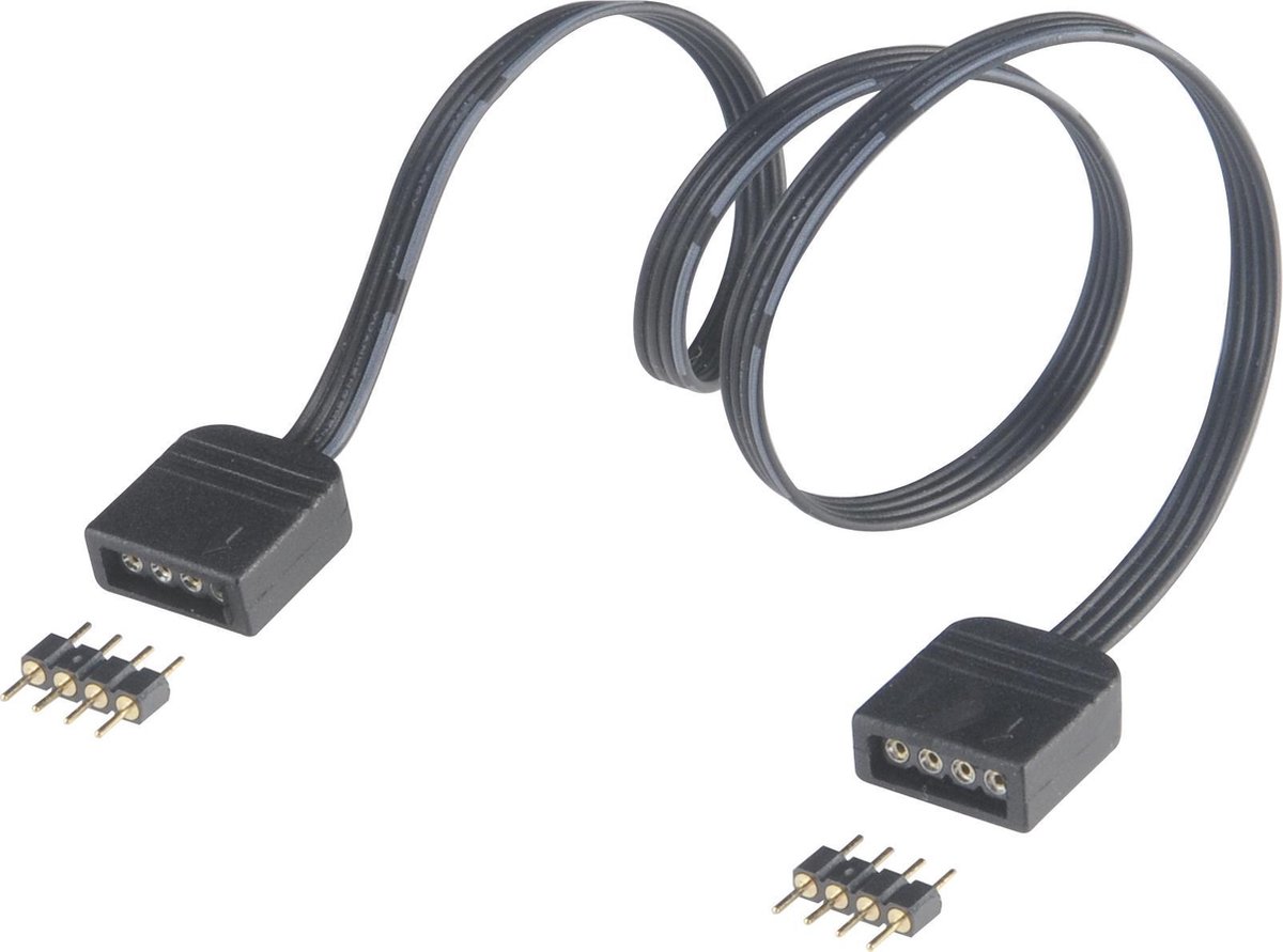 Akasa RGB LED Strip Light Extension with Male or Female