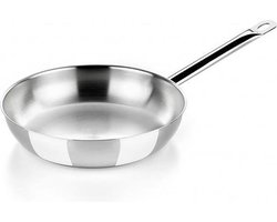 Bra Profesional A121612 Koekenpan Zilver