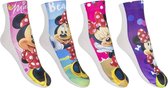 Minnie Mouse sokken 4 paar ( maat 31-34 )