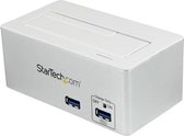 StarTech.com USB 3.0 SATA harde schijf docking station SSD / HDD met geïntegreerde USB-hub voor snel opladen en UASP voor SATA 6 Gbps wit