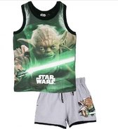 Star Wars Singlet zomerset - Yoda - Groen - maat 116 cm - 6 jaar