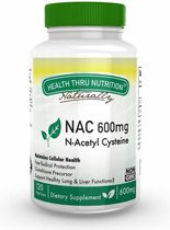 N-Acetyl Cysteine NAC 600 mg (non-GMO) (120 Vegicaps) - Health Thru Nutrition