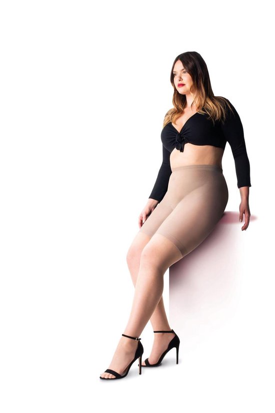 Pretty Polly Shorts - Curves - Cooling - Anti Chafing - Maatje Meer - Grote Maten - Plus Size - 2XL - Nude
