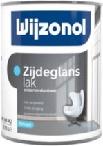 Wijzonol Zijdeglanslak (water verdunbaar) 1l. RAL 9010