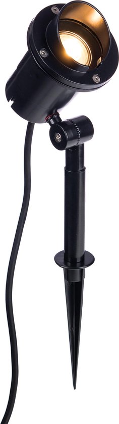 grond voelen dynamisch LED Tuinspot 230v zwart met snoer en stekker | bol.com