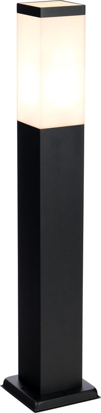 Buitenlamp vierkant 230v zwart 65 cm | bol.com