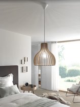 MEO Forli Hanglamp - Eetkamer & Woonkamer Lamp - Houten Design Lamp - Aangenaam Sfeerlicht - 40W