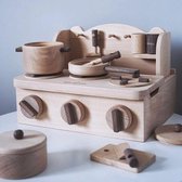 Tien Tenen - houten keuken - tafelmodel - naturel