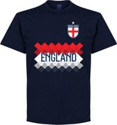 Engeland Team T-Shirt - Navy - M