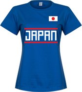 Japan Dames Team T-Shirt - Blauw - L