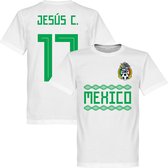 Mexico Jesus C. 17 Team T-Shirt - Wit - XXXL