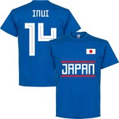 Japan Inui 14 Team T-Shirt - Blauw - S